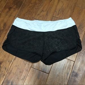 VINTAGE Speed Shorts with REFLECTIVE Print